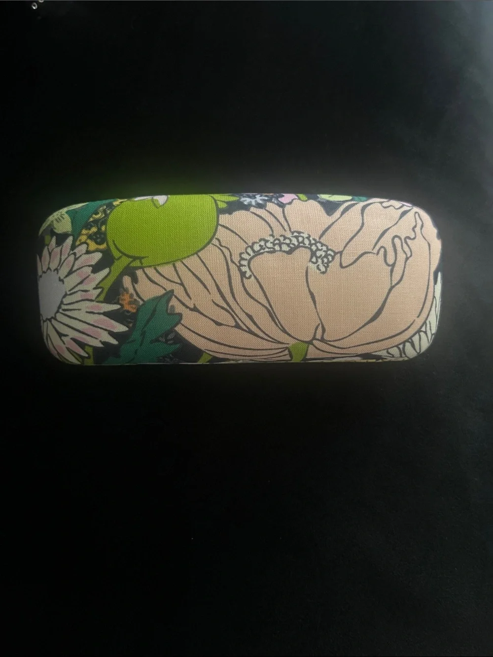 Vera Bradley Floral Eyeglass Case - Peach, Pink & Green